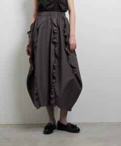 LANVIN en Bleu / ランバン オン ブルー ロング・マキシ丈スカート | フリルコクーンスカート