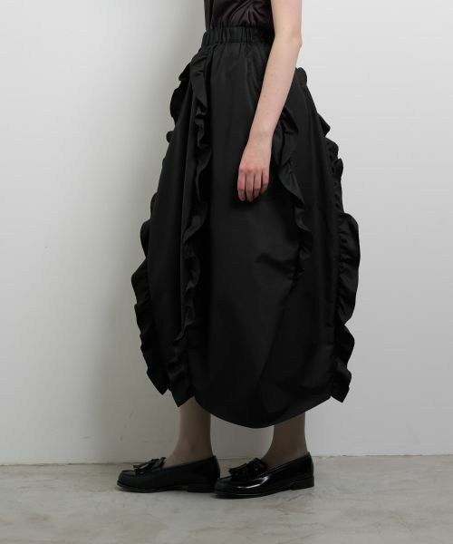 LANVIN en Bleu / ランバン オン ブルー ロング・マキシ丈スカート | フリルコクーンスカート | 詳細12