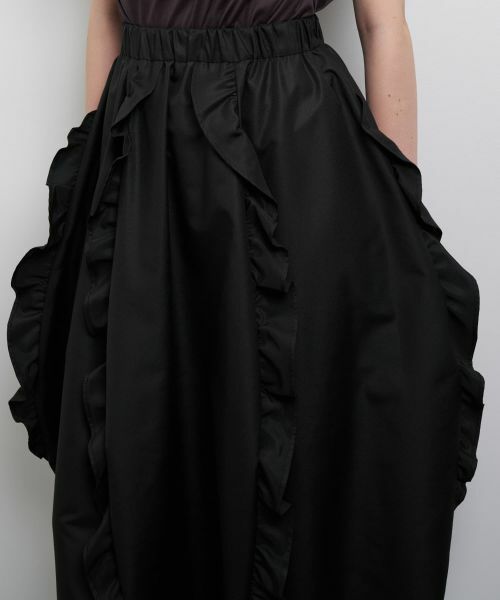 LANVIN en Bleu / ランバン オン ブルー ロング・マキシ丈スカート | フリルコクーンスカート | 詳細14