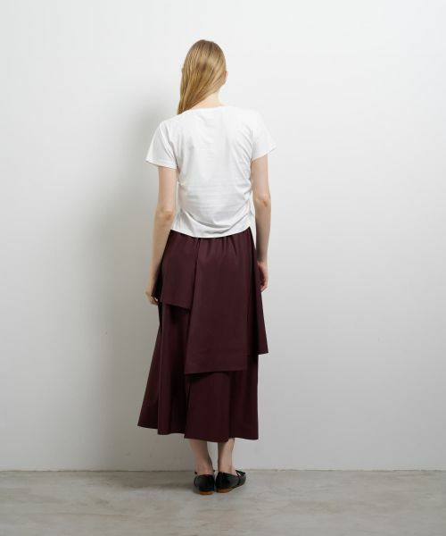 LANVIN en Bleu / ランバン オン ブルー Tシャツ | タックドレープカットソー | 詳細10