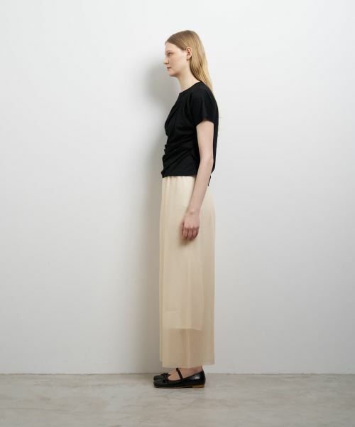 LANVIN en Bleu / ランバン オン ブルー Tシャツ | タックドレープカットソー | 詳細16