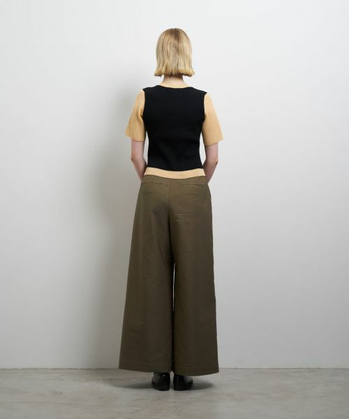 LANVIN en Bleu / ランバン オン ブルー ニット・セーター | カラーブロックリブニット | 詳細12