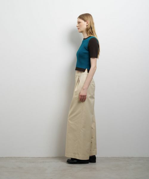 LANVIN en Bleu / ランバン オン ブルー ニット・セーター | カラーブロックリブニット | 詳細3