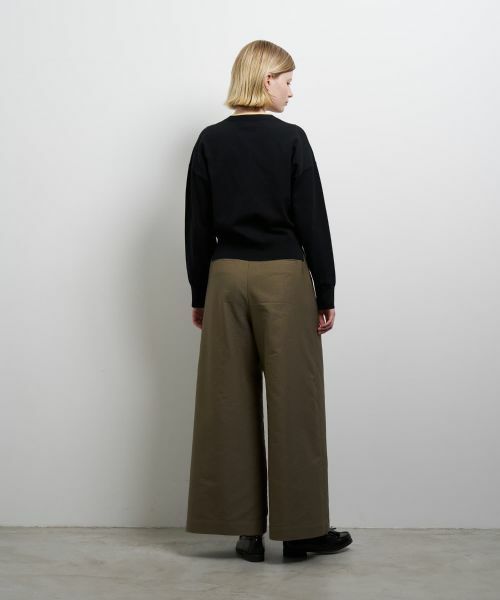 LANVIN en Bleu / ランバン オン ブルー カーディガン・ボレロ | カラーポイントVネックカーディガン | 詳細17