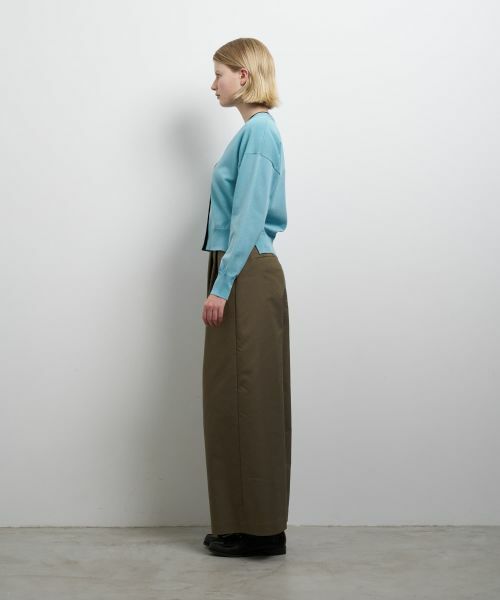 LANVIN en Bleu / ランバン オン ブルー カーディガン・ボレロ | カラーポイントVネックカーディガン | 詳細2