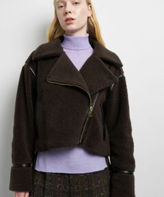 LANVIN en Bleu / ランバン オン ブルー テーラードジャケット | ボアライダースジャケット