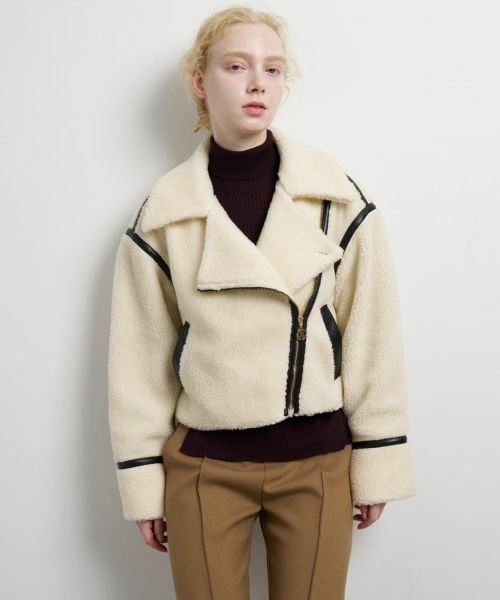 LANVIN en Bleu / ランバン オン ブルー テーラードジャケット | ボアライダースジャケット | 詳細12