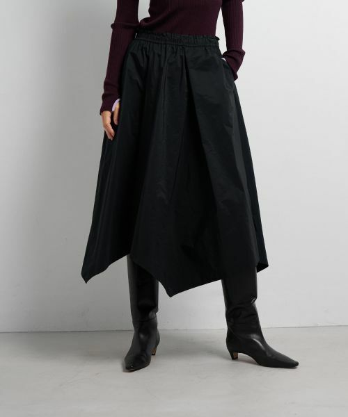 LANVIN en Bleu / ランバン オン ブルー ロング・マキシ丈スカート | アシンメトリーヘムスカート | 詳細12