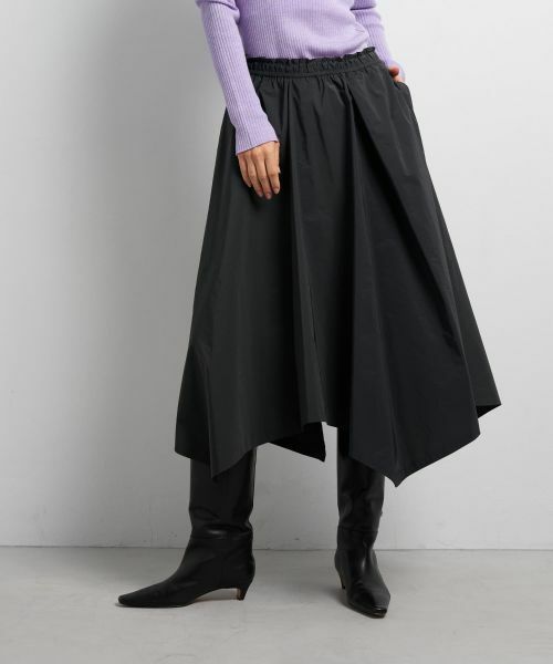 LANVIN en Bleu / ランバン オン ブルー ロング・マキシ丈スカート | アシンメトリーヘムスカート | 詳細4