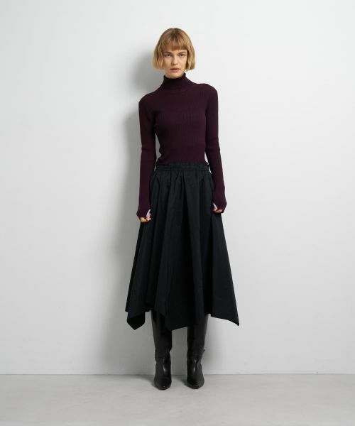 LANVIN en Bleu / ランバン オン ブルー ロング・マキシ丈スカート | アシンメトリーヘムスカート | 詳細9