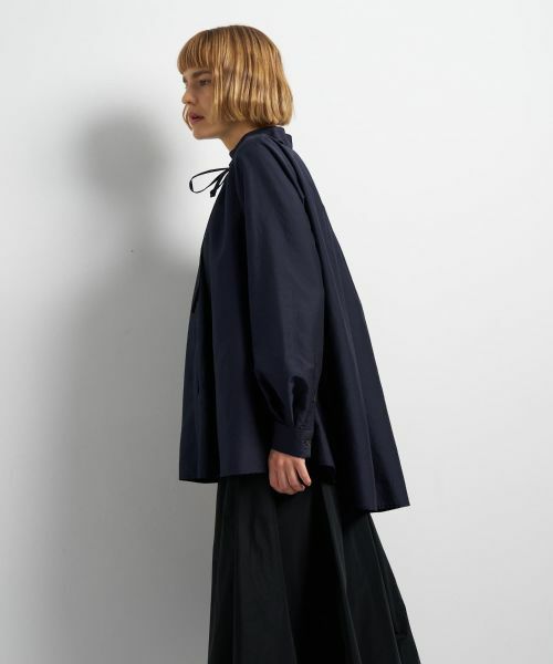 LANVIN en Bleu / ランバン オン ブルー シャツ・ブラウス | スタンドカラータックブラウス | 詳細27