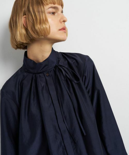 LANVIN en Bleu / ランバン オン ブルー シャツ・ブラウス | スタンドカラータックブラウス | 詳細29