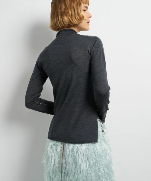 LANVIN en Bleu / ランバン オン ブルー ニット・セーター | アイレットハイネックニット | 詳細15