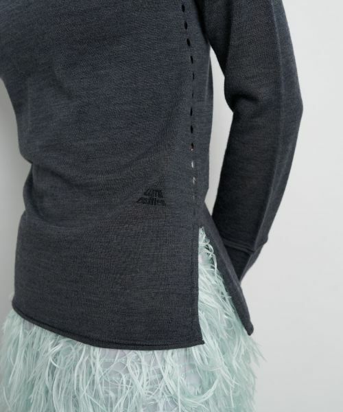 LANVIN en Bleu / ランバン オン ブルー ニット・セーター | アイレットハイネックニット | 詳細17