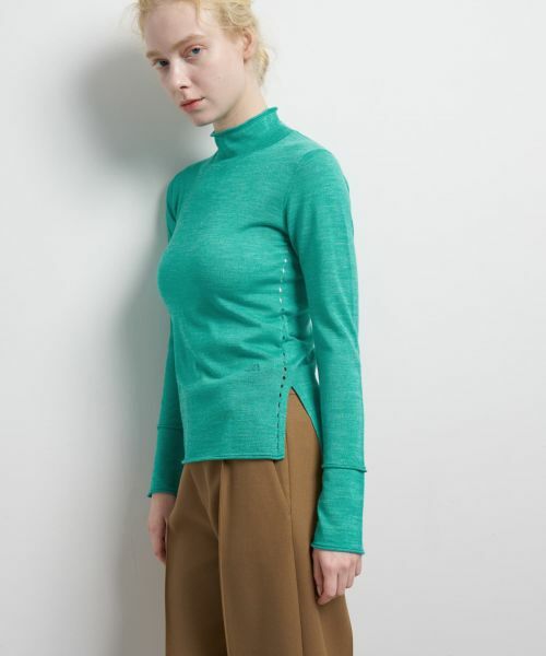 LANVIN en Bleu / ランバン オン ブルー ニット・セーター | アイレットハイネックニット | 詳細5