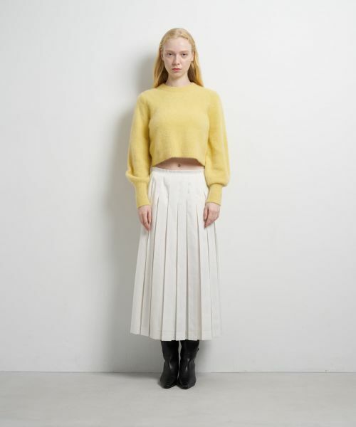 LANVIN en Bleu / ランバン オン ブルー ニット・セーター | フォックスカシミヤパフスリーブニット | 詳細1