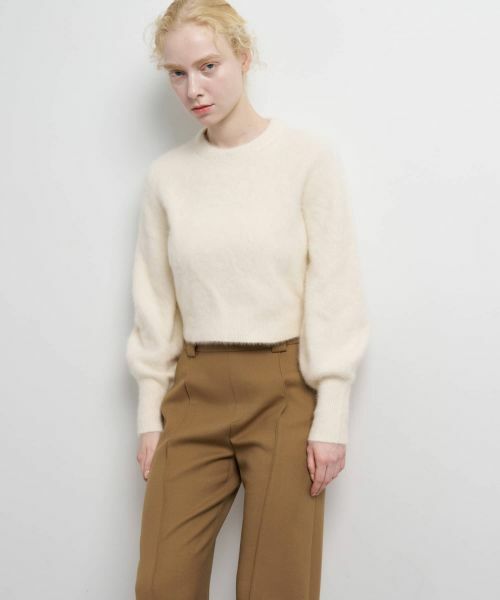 LANVIN en Bleu / ランバン オン ブルー ニット・セーター | フォックスカシミヤパフスリーブニット | 詳細10