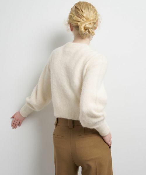 LANVIN en Bleu / ランバン オン ブルー ニット・セーター | フォックスカシミヤパフスリーブニット | 詳細12