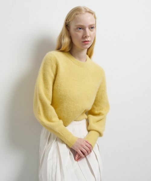 LANVIN en Bleu / ランバン オン ブルー ニット・セーター | フォックスカシミヤパフスリーブニット | 詳細4