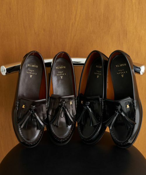 LANVIN en Bleu / ランバン オン ブルー その他小物 | 【23.0〜24.0cm】HARUTA キルトタッセルローファー | 詳細10