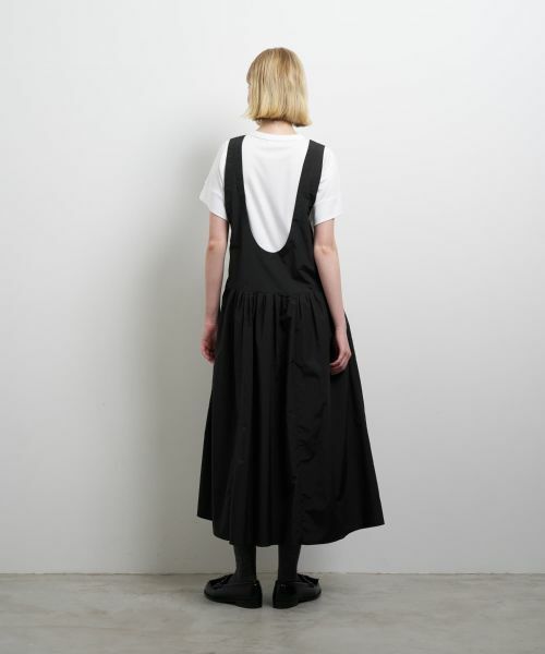 LANVIN en Bleu / ランバン オン ブルー ドレス | カットレイヤードコンビワンピース | 詳細10