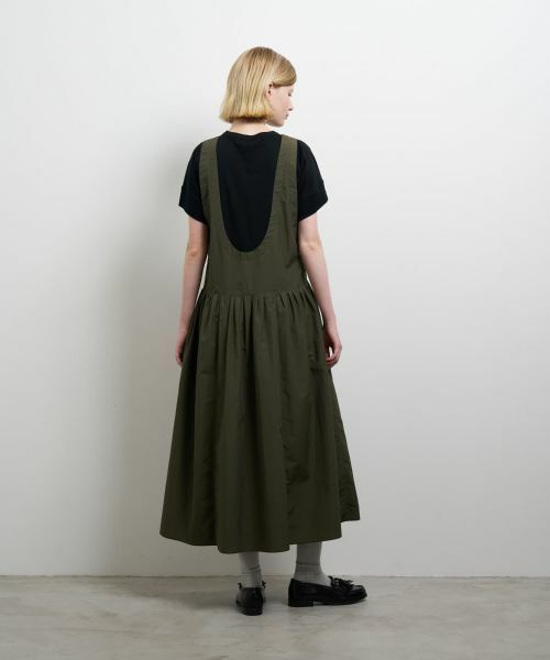 LANVIN en Bleu / ランバン オン ブルー ドレス | カットレイヤードコンビワンピース | 詳細3