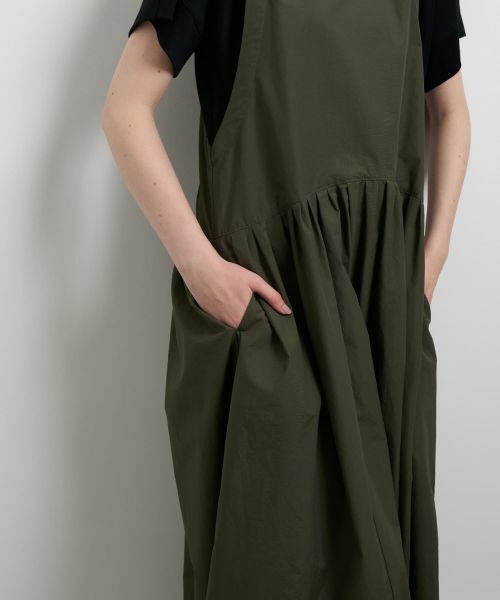 LANVIN en Bleu / ランバン オン ブルー ドレス | カットレイヤードコンビワンピース | 詳細7