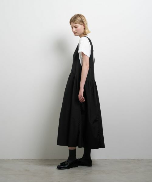 LANVIN en Bleu / ランバン オン ブルー ドレス | カットレイヤードコンビワンピース | 詳細9