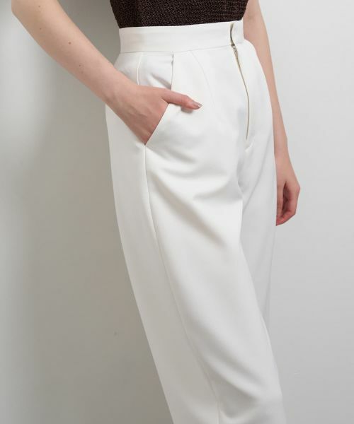 LANVIN en Bleu / ランバン オン ブルー その他パンツ | ポリエステルコクーンテーパードパンツ | 詳細7