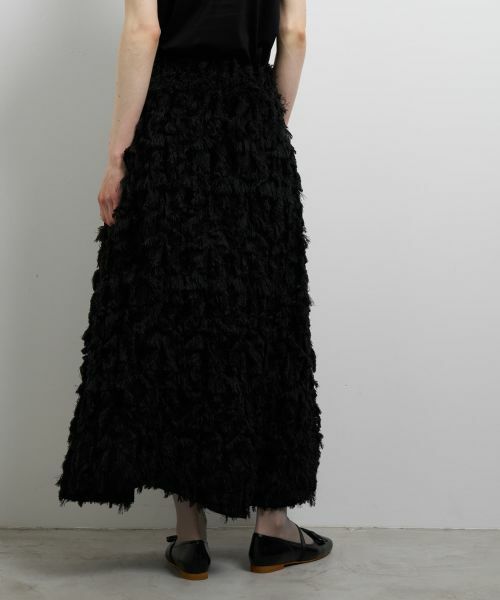 LANVIN en Bleu / ランバン オン ブルー ロング・マキシ丈スカート | ロングカットジャガードスカート | 詳細13