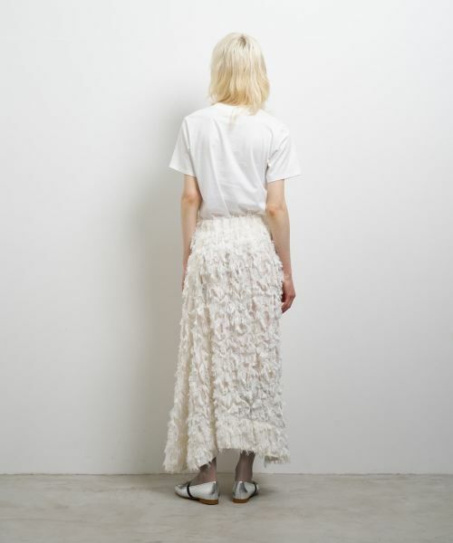 LANVIN en Bleu / ランバン オン ブルー ロング・マキシ丈スカート | ロングカットジャガードスカート | 詳細3