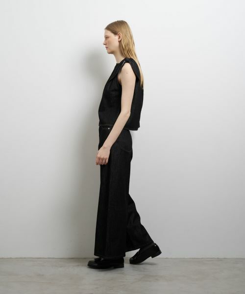 LANVIN en Bleu / ランバン オン ブルー シャツ・ブラウス | ショルダーリボンデニムブラウス | 詳細10