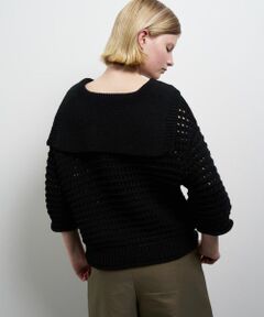 LANVIN en Bleu / ランバン オン ブルー ニット・セーター | アイレットセーラーカラーニット