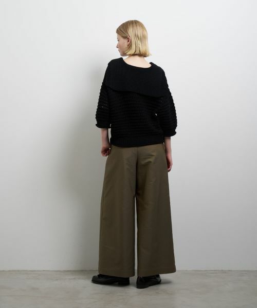 LANVIN en Bleu / ランバン オン ブルー ニット・セーター | アイレットセーラーカラーニット | 詳細11