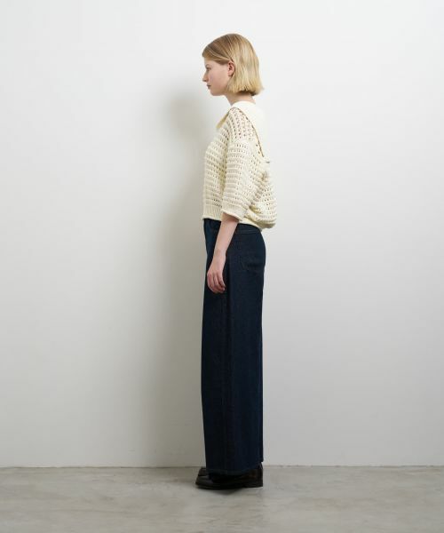 LANVIN en Bleu / ランバン オン ブルー ニット・セーター | アイレットセーラーカラーニット | 詳細2