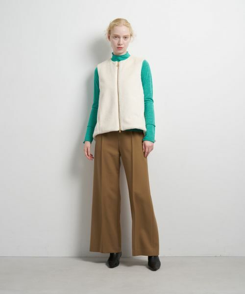 LANVIN en Bleu / ランバン オン ブルー テーラードジャケット | フェイクファーフレアベスト | 詳細9