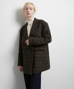 LANVIN en Bleu / ランバン オン ブルー テーラードジャケット | ツイード／ウールメルトン テーラードジャケット