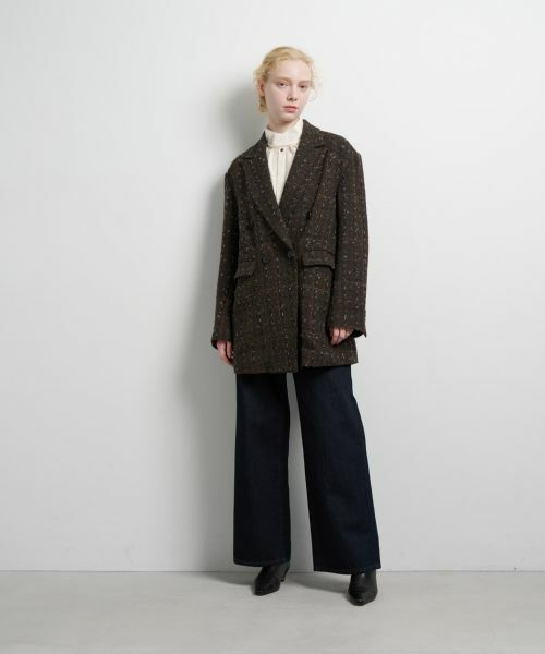 LANVIN en Bleu / ランバン オン ブルー テーラードジャケット | ツイード／ウールメルトン テーラードジャケット | 詳細1