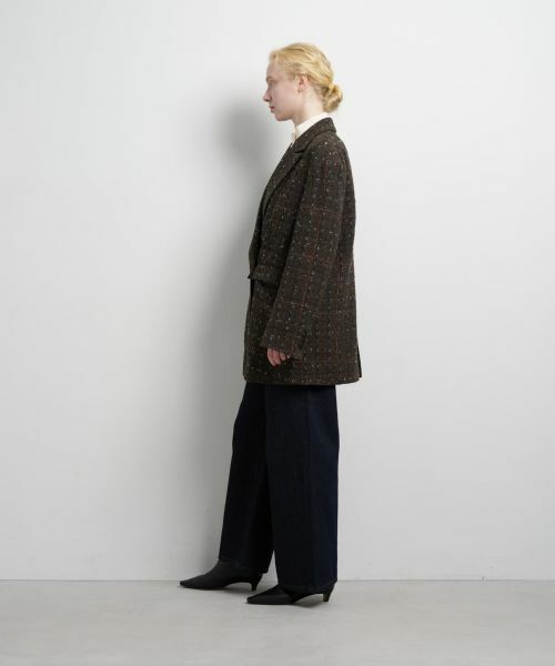 LANVIN en Bleu / ランバン オン ブルー テーラードジャケット | ツイード／ウールメルトン テーラードジャケット | 詳細2