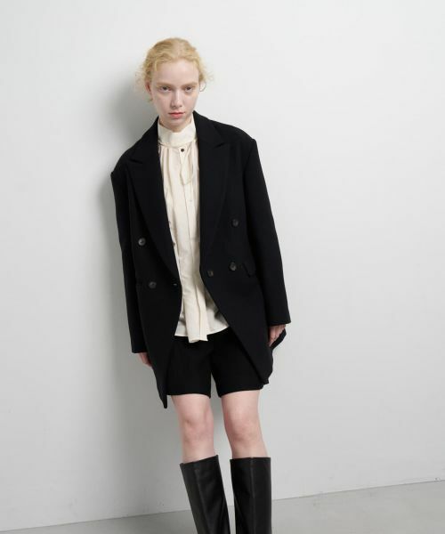 LANVIN en Bleu / ランバン オン ブルー テーラードジャケット | ツイード／ウールメルトン テーラードジャケット | 詳細25