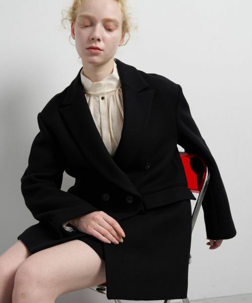 LANVIN en Bleu / ランバン オン ブルー テーラードジャケット | ツイード／ウールメルトン テーラードジャケット | 詳細30