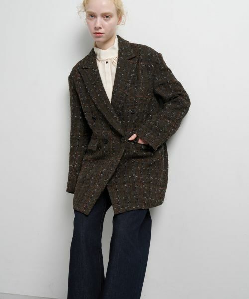 LANVIN en Bleu / ランバン オン ブルー テーラードジャケット | ツイード／ウールメルトン テーラードジャケット | 詳細4