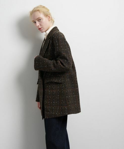 LANVIN en Bleu / ランバン オン ブルー テーラードジャケット | ツイード／ウールメルトン テーラードジャケット | 詳細6