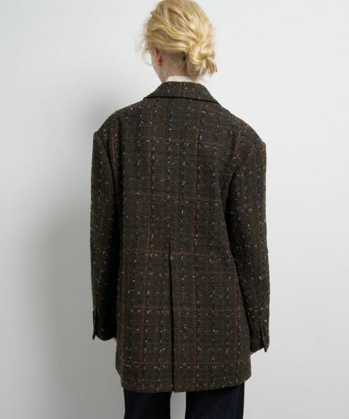 LANVIN en Bleu / ランバン オン ブルー テーラードジャケット | ツイード／ウールメルトン テーラードジャケット | 詳細7