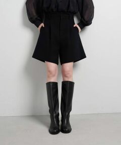 LANVIN en Bleu / ランバン オン ブルー その他パンツ | ツイード／ウールメルトン ショートパンツ