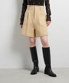 LANVIN en Bleu / ランバン オン ブルー その他パンツ | ツイード／ウールメルトン ショートパンツ