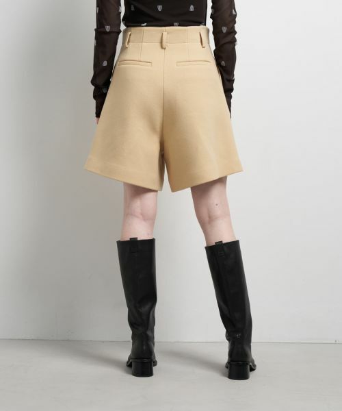 LANVIN en Bleu / ランバン オン ブルー その他パンツ | ツイード／ウールメルトン ショートパンツ | 詳細14