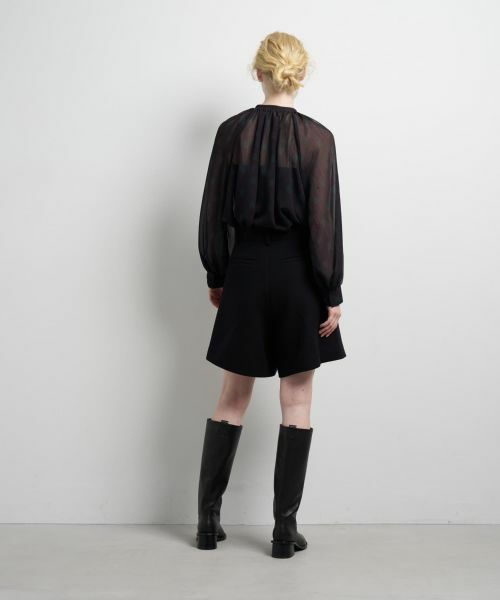 LANVIN en Bleu / ランバン オン ブルー その他パンツ | ツイード／ウールメルトン ショートパンツ | 詳細19