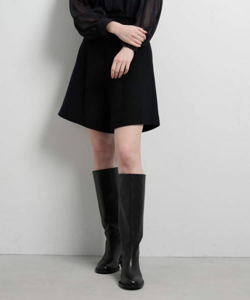 LANVIN en Bleu / ランバン オン ブルー その他パンツ | ツイード／ウールメルトン ショートパンツ | 詳細20