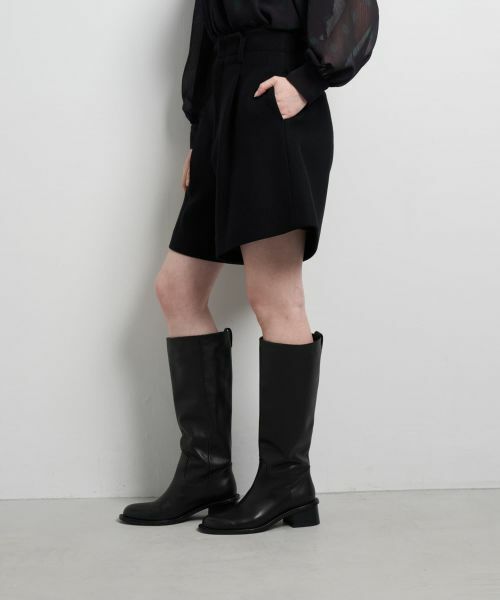 LANVIN en Bleu / ランバン オン ブルー その他パンツ | ツイード／ウールメルトン ショートパンツ | 詳細21